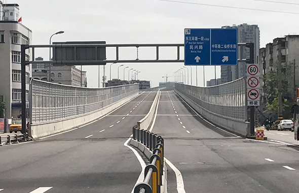 建設(shè)北路北延線蜀龍路（五期）建設(shè)項(xiàng)目（二期）工程正式通車