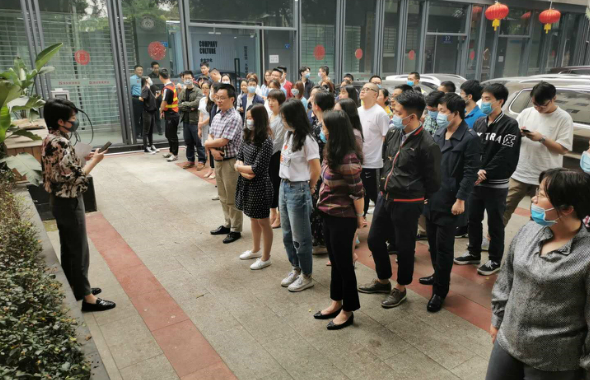 城投能源集團(tuán)開(kāi)展2020年火災(zāi)疏散應(yīng)急演練