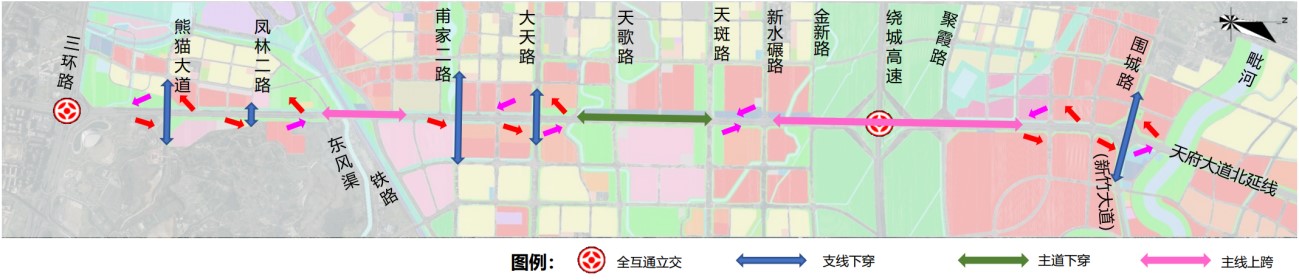 天府大道北延線三環(huán)路至新水碾路段交通將有優(yōu)化調(diào)整5.jpg