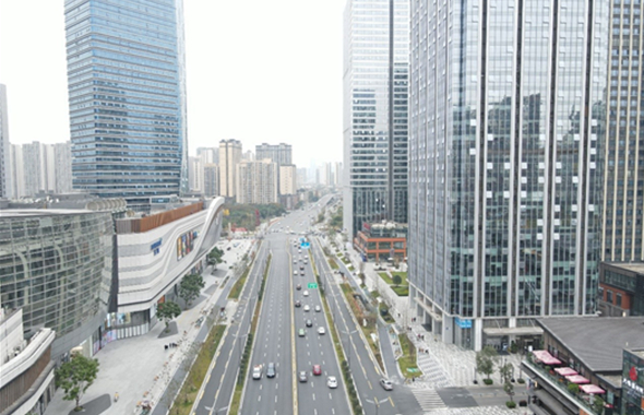 靚起來了！杉板橋路改造工程二環(huán)路至中環(huán)路段全線通車